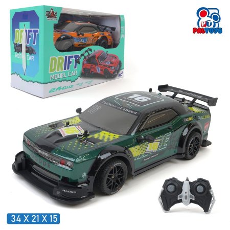 سيارة دريفت DODGE ريموت كنترول 1:16 بتقنية 2.4GHz (RC Drift Car)